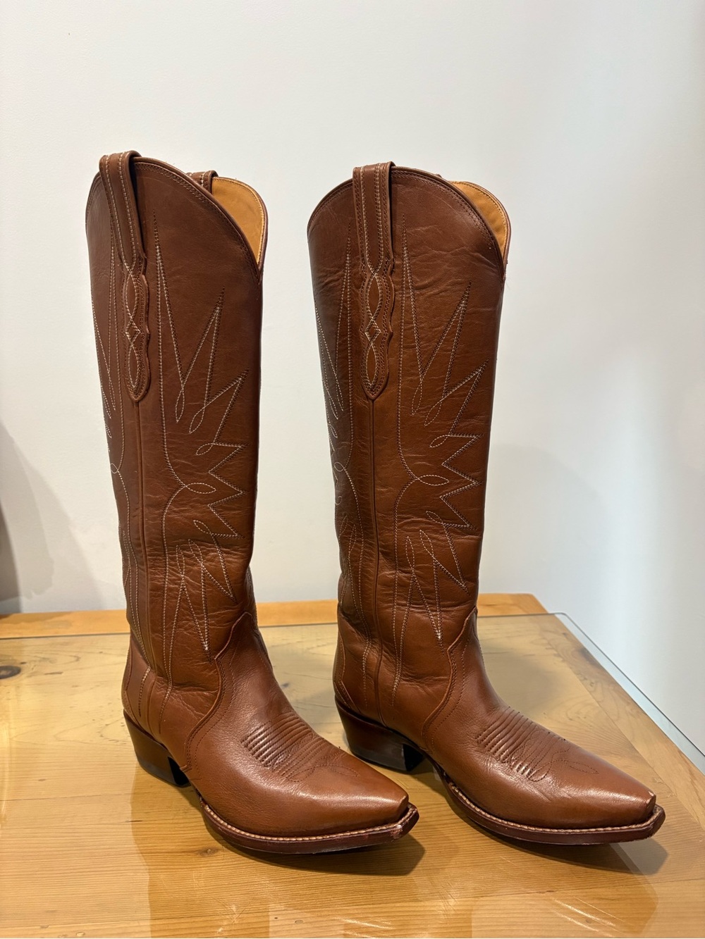 Tecovas The Loretta Saddle  Western Boots Brown US 6.5  Leather